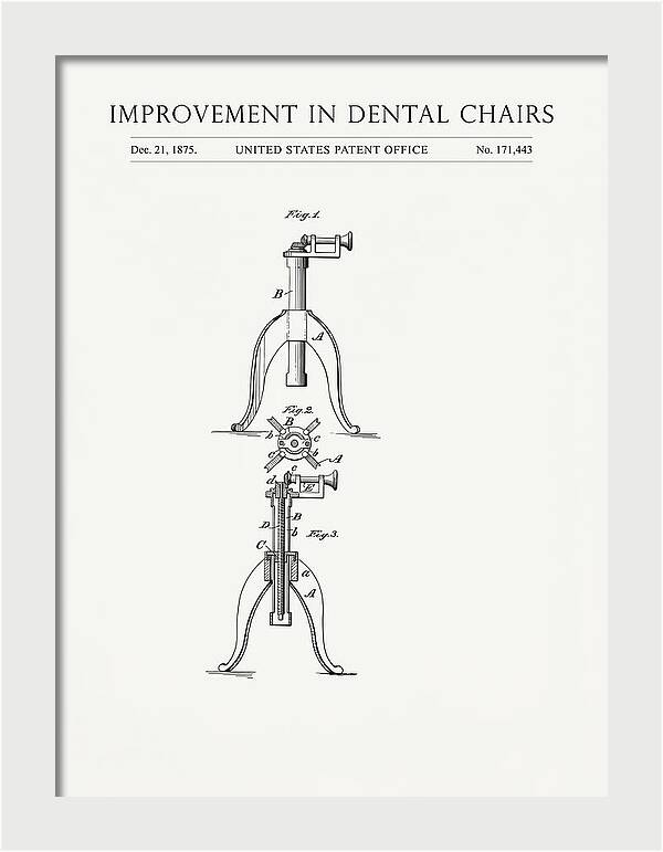 Dental Chair Minimalist Patent Us171443a