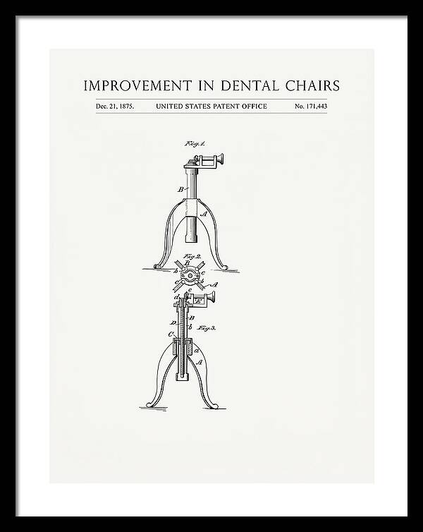 Dental Chair Minimalist Patent Us171443a