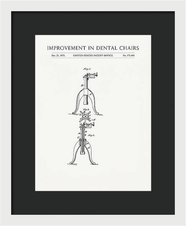 Dental Chair Minimalist Patent Us171443a