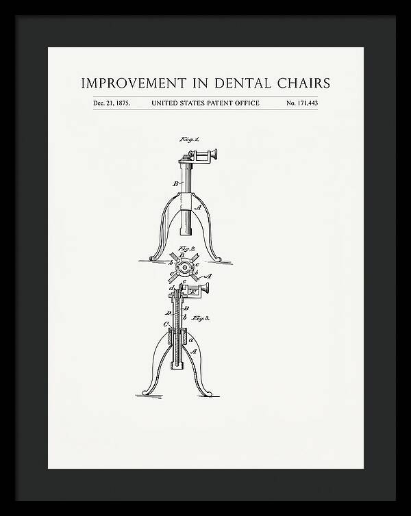 Dental Chair Minimalist Patent Us171443a