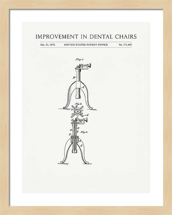 Dental Chair Minimalist Patent Us171443a