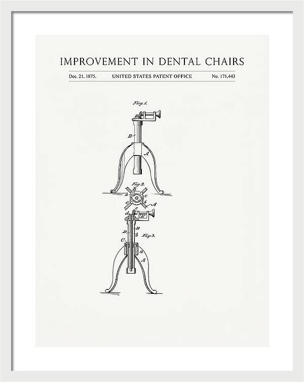 Dental Chair Minimalist Patent Us171443a
