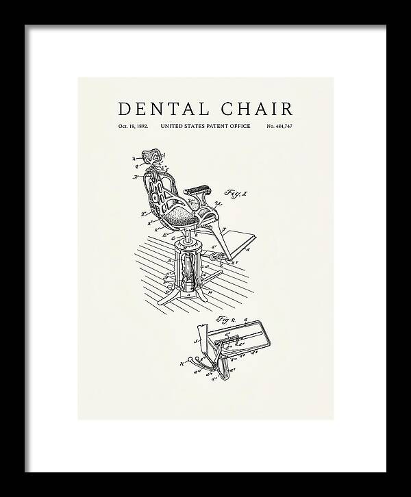 Dental Chair Minimalist Patent Us484747a
