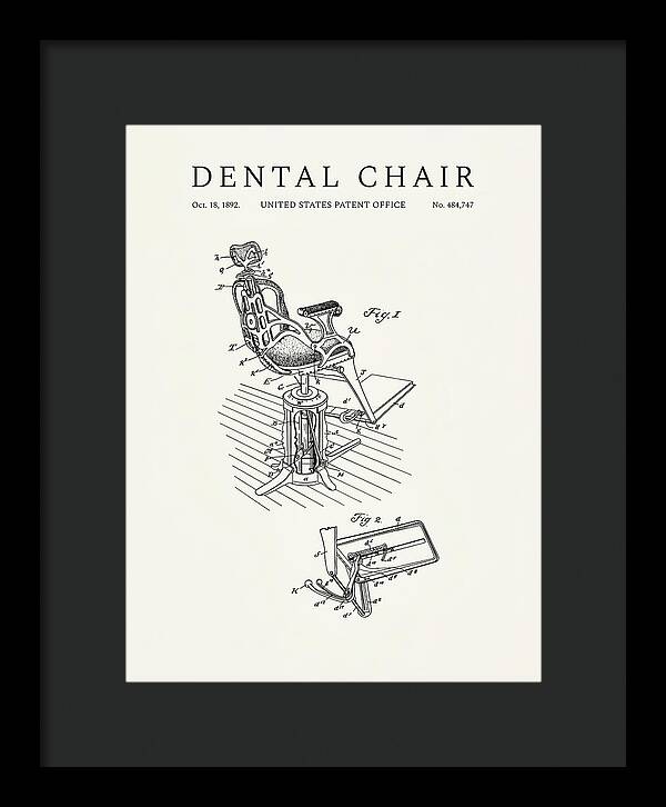 Dental Chair Minimalist Patent Us484747a