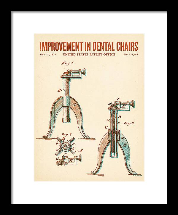 Dental Chair Retro Patent Us171443a