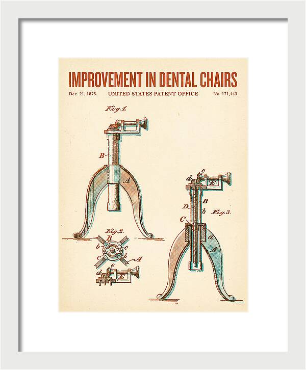 Dental Chair Retro Patent Us171443a