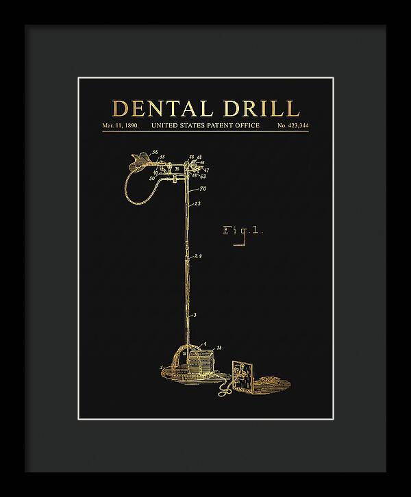 Dental Drill Gold Patent Us423344a