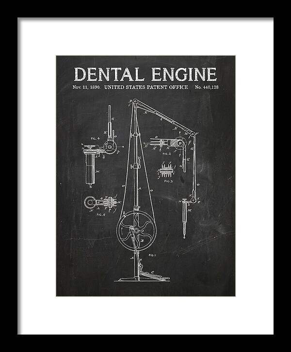 Dental Engine Chalkboard Patent Us440128a