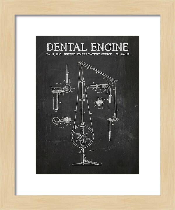 Dental Engine Chalkboard Patent Us440128a