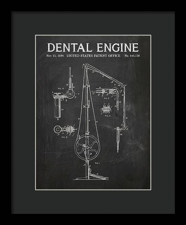 Dental Engine Chalkboard Patent Us440128a