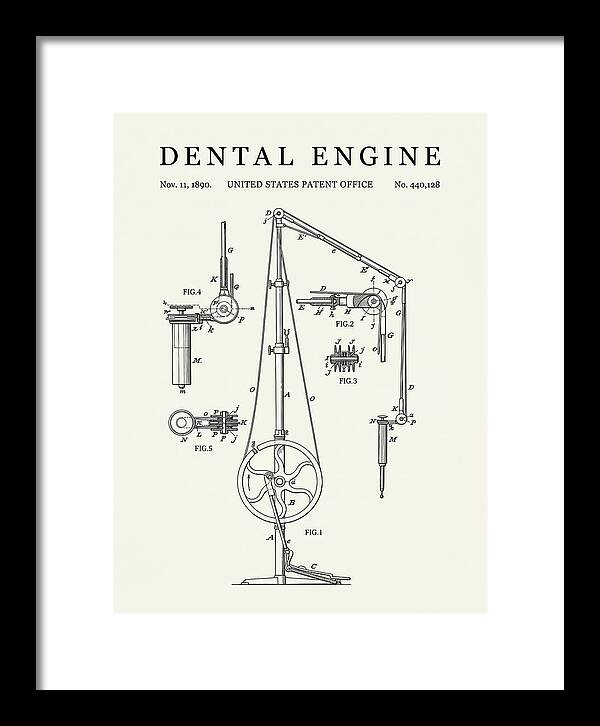 Dental Engine Minimalist Patent Us440128a