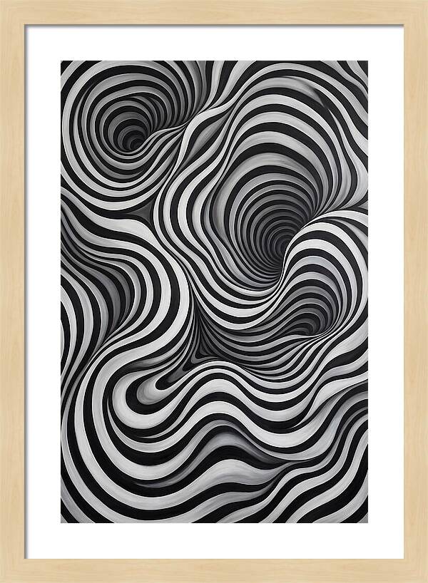 Depth Illusion Through Curves
