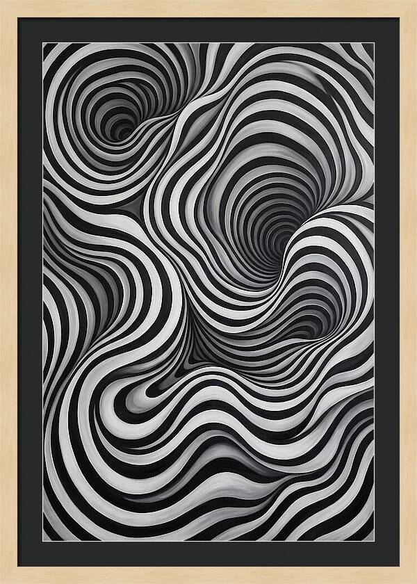 Depth Illusion Through Curves