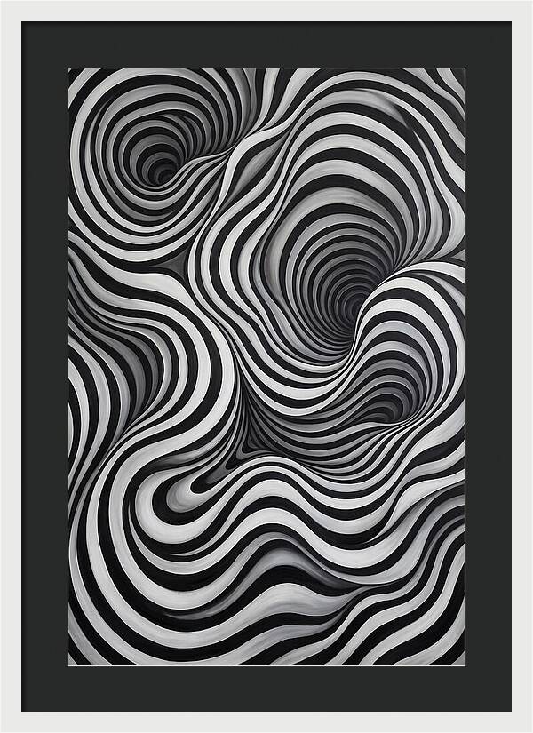 Depth Illusion Through Curves