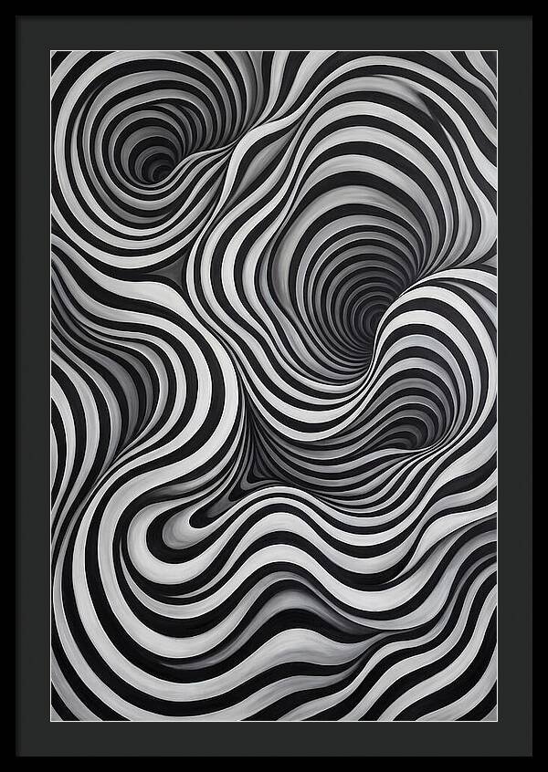 Depth Illusion Through Curves