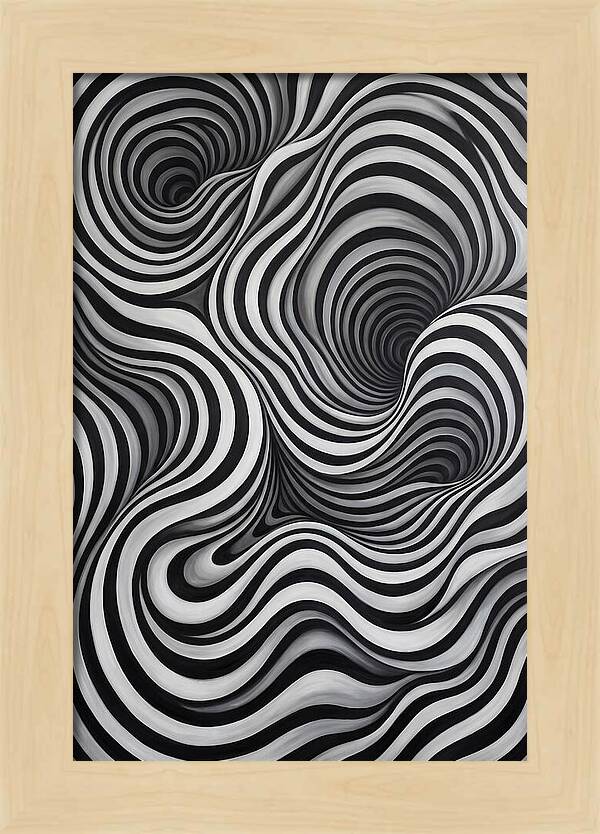 Depth Illusion Through Curves