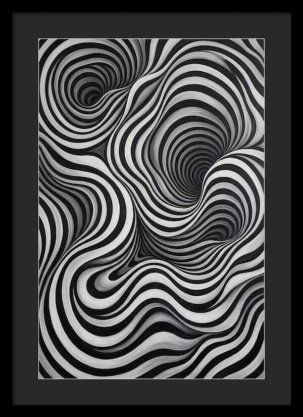 Depth Illusion Through Curves