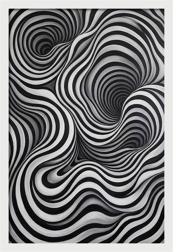 Depth Illusion Through Curves