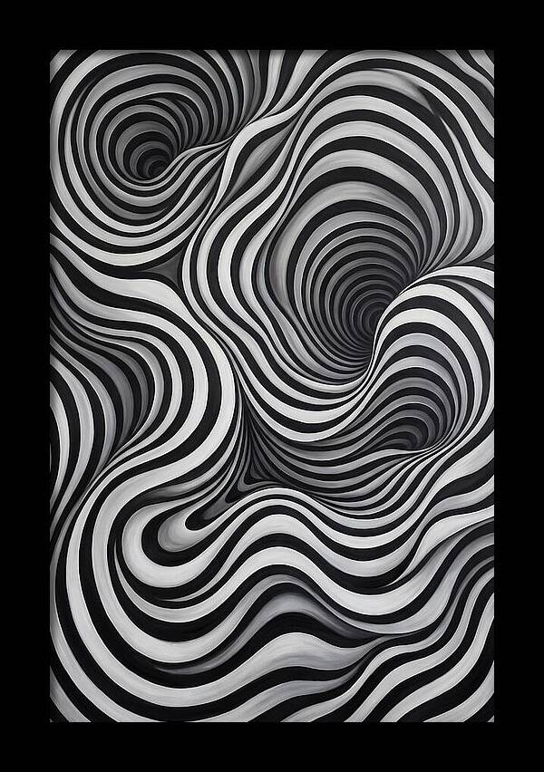 Depth Illusion Through Curves
