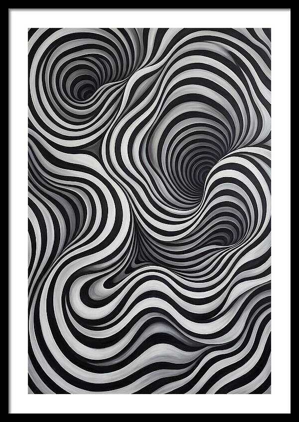 Depth Illusion Through Curves