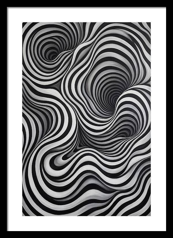 Depth Illusion Through Curves