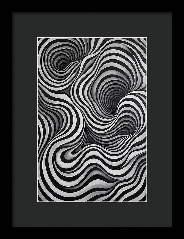 Depth Illusion Through Curves