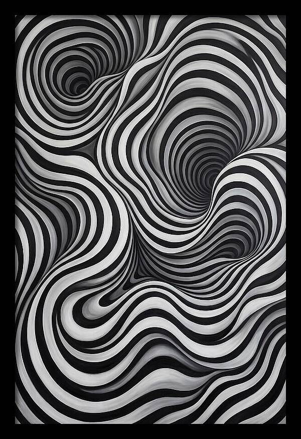 Depth Illusion Through Curves