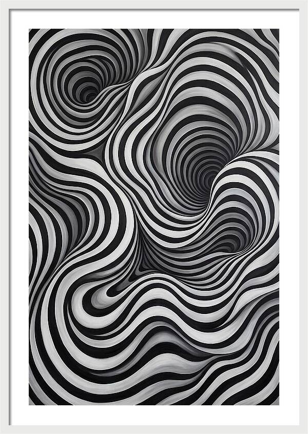 Depth Illusion Through Curves