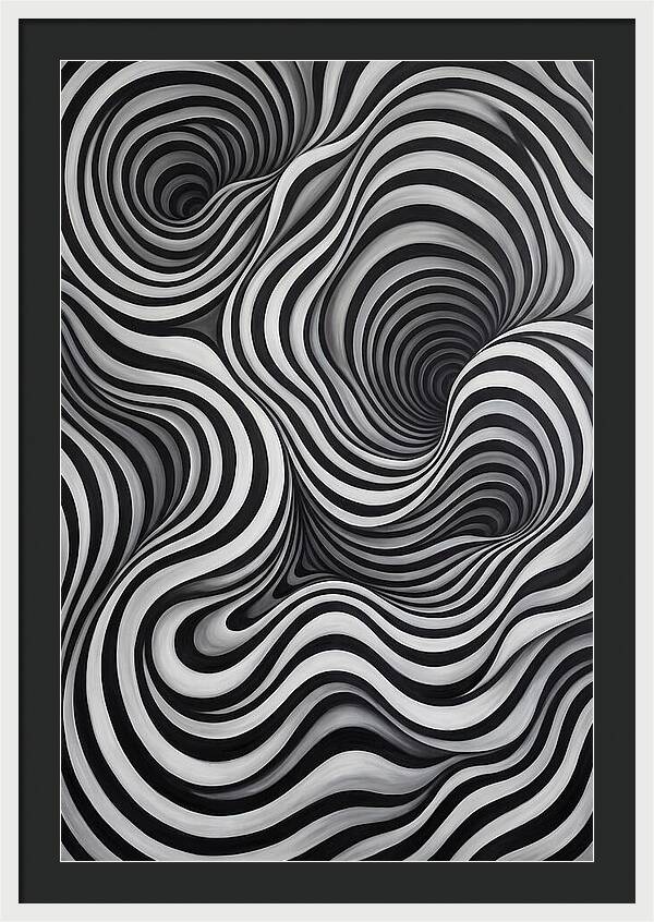 Depth Illusion Through Curves
