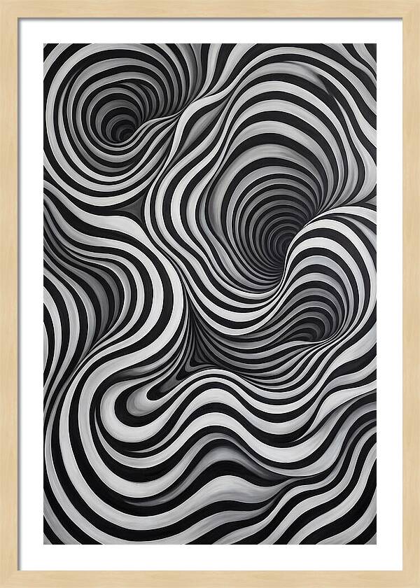 Depth Illusion Through Curves