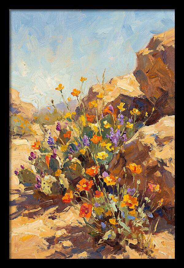 Desert Blooms In Sunlight