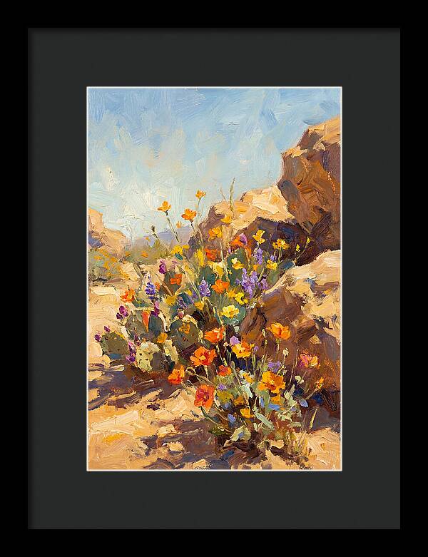Desert Blooms In Sunlight