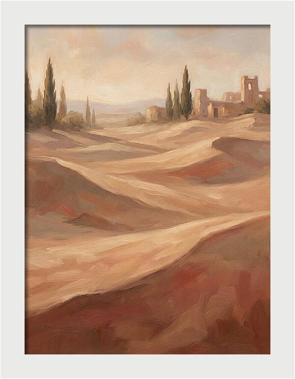Desert Dunes At Dusk