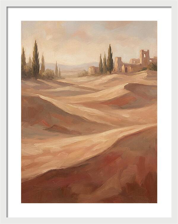 Desert Dunes At Dusk