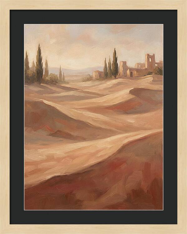 Desert Dunes At Dusk