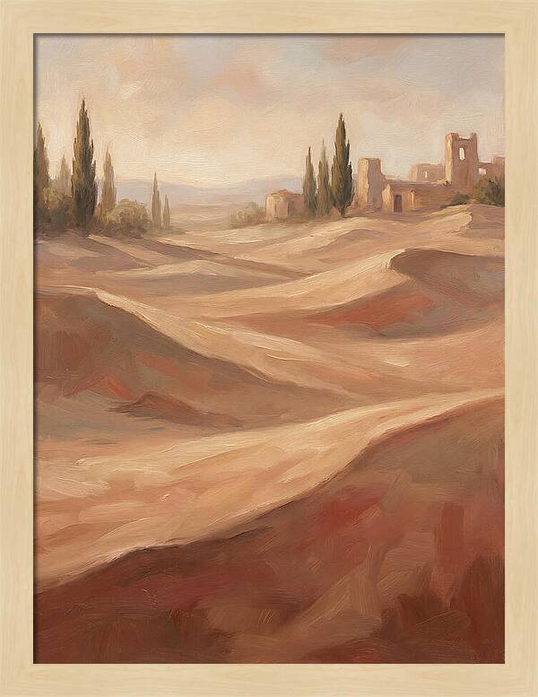 Desert Dunes At Dusk