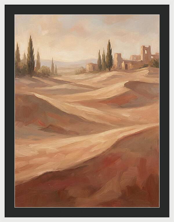 Desert Dunes At Dusk