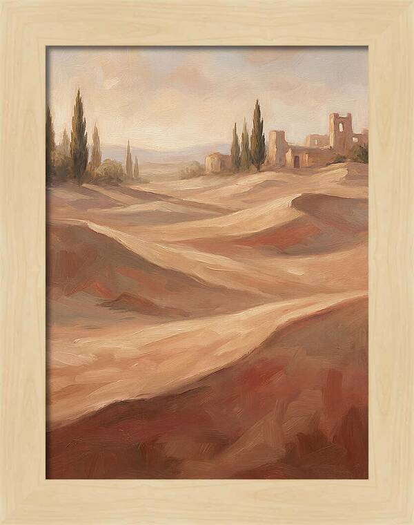 Desert Dunes At Dusk