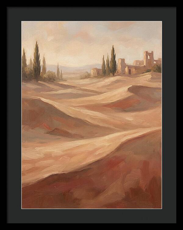 Desert Dunes At Dusk