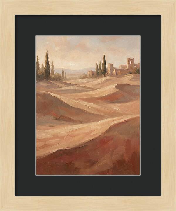 Desert Dunes At Dusk