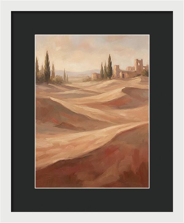 Desert Dunes At Dusk