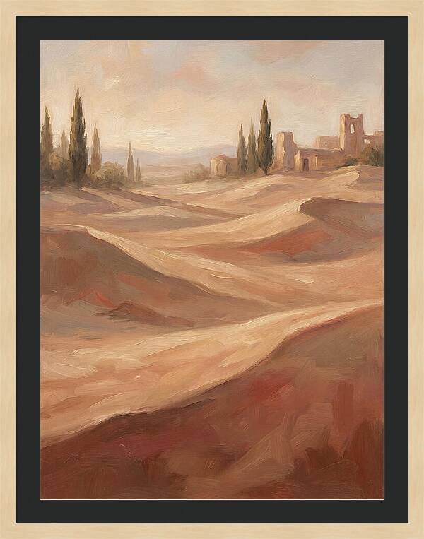 Desert Dunes At Dusk