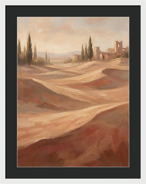 Desert Dunes At Dusk