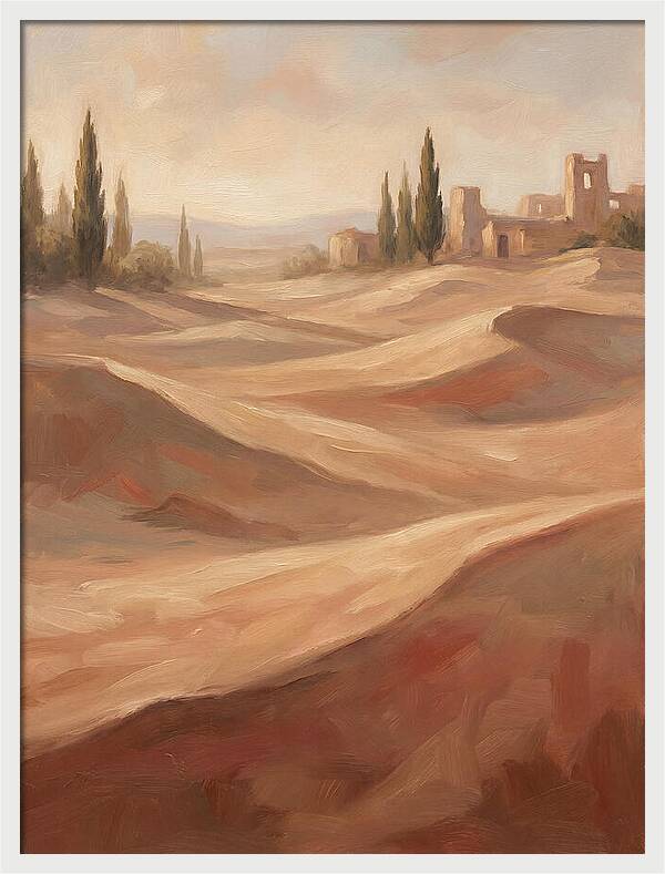 Desert Dunes At Dusk