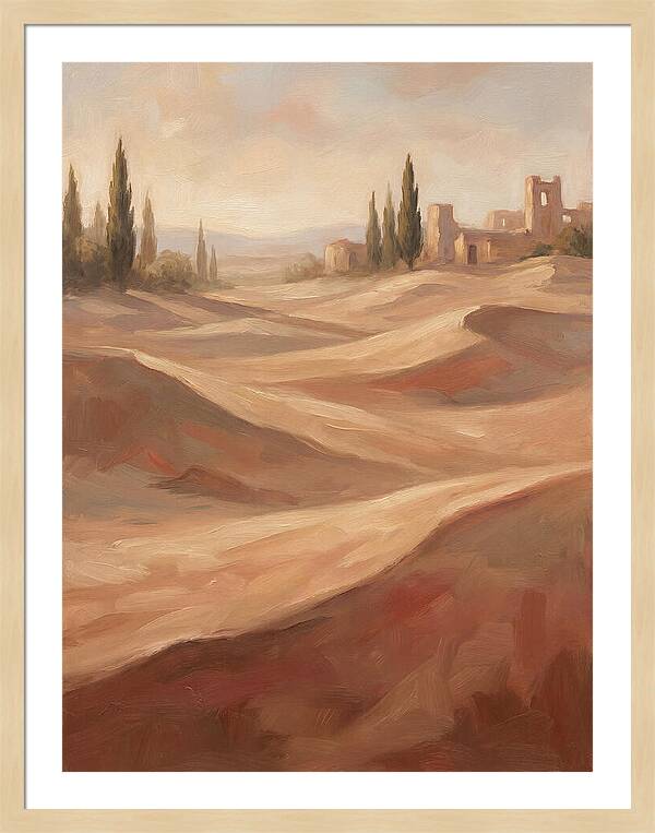 Desert Dunes At Dusk