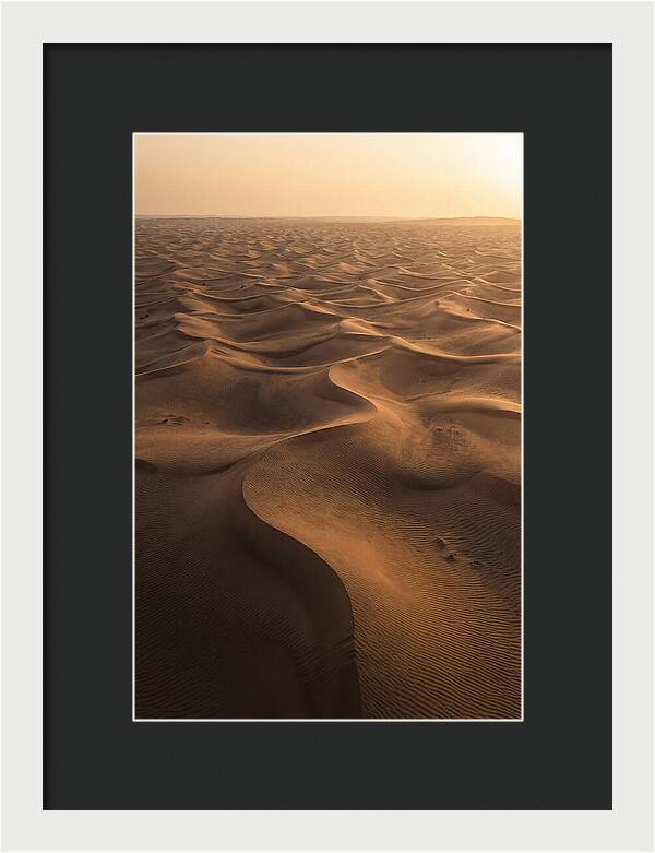 Desert Dunes From Above