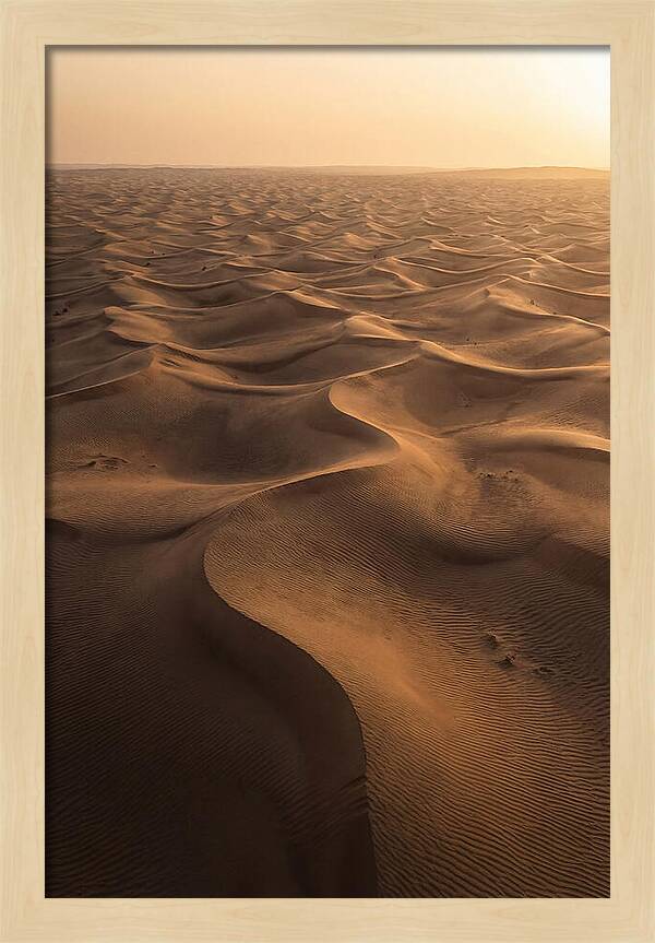 Desert Dunes From Above