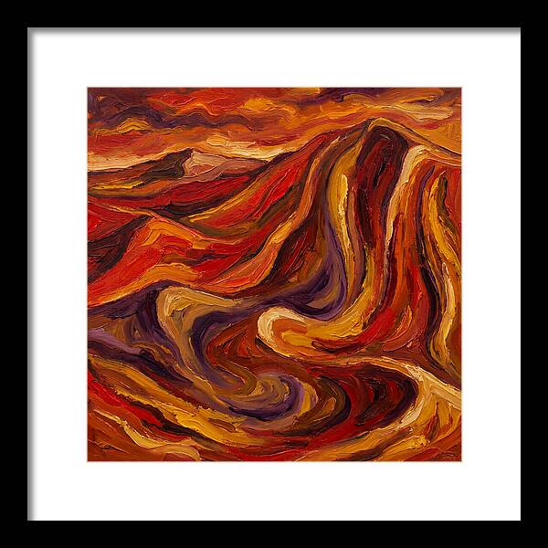 Desert Dunes In Expressionist Style