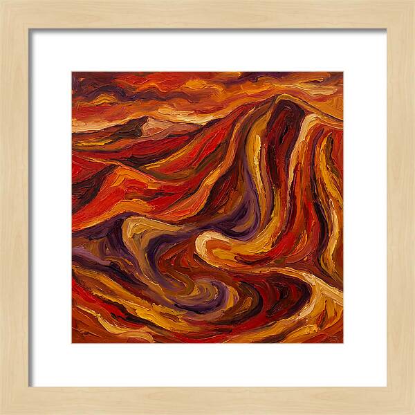 Desert Dunes In Expressionist Style