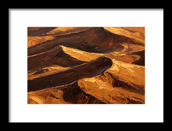 Desert Dunes In Warm Tones